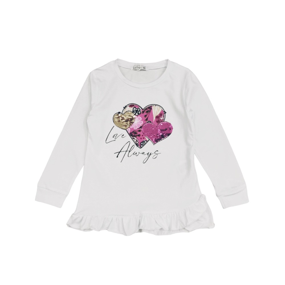 completo girl cotone 3/4-11/12 anni