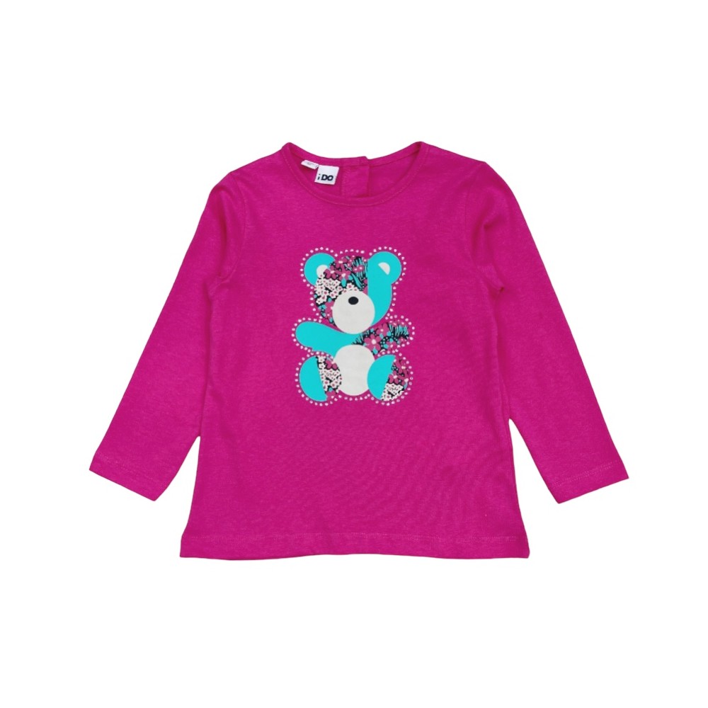 t-shirt girl cotone 3/7 anni