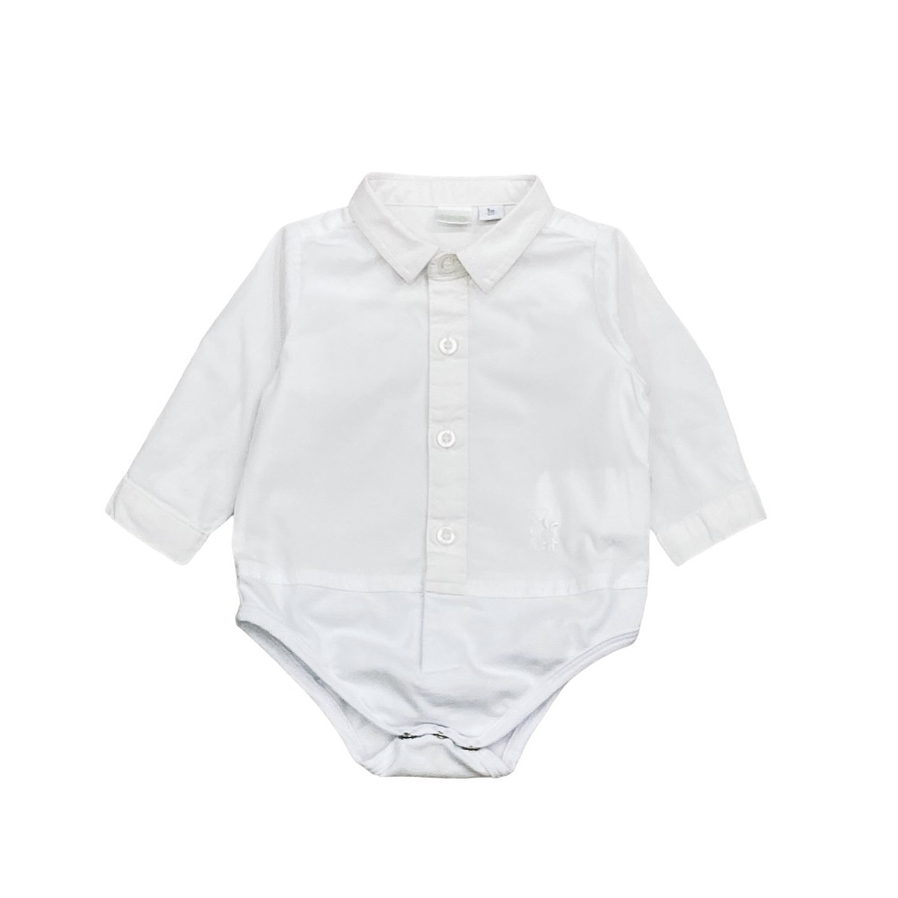 camicia a body baby 3/24 mesi