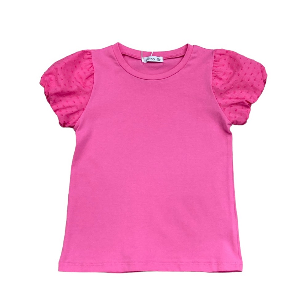 t-shirt girl jersey 3/4-11/12 anni