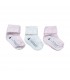 set 3 paia calzini neonata filo