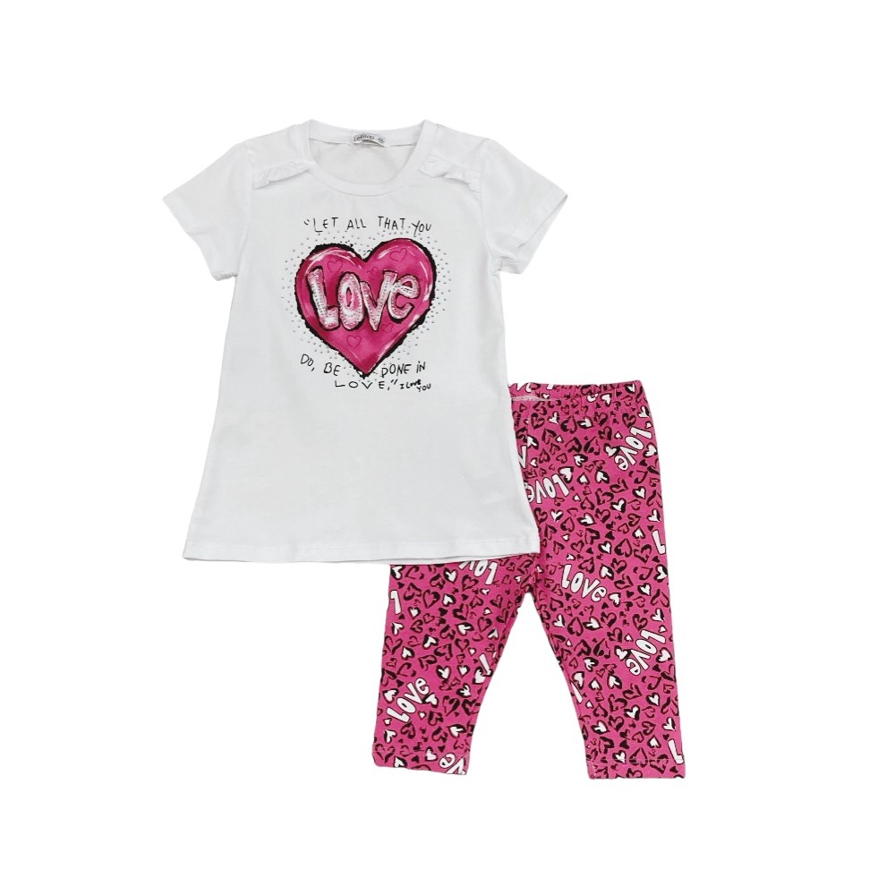 completo girl jersey 3/4-11/12 anni