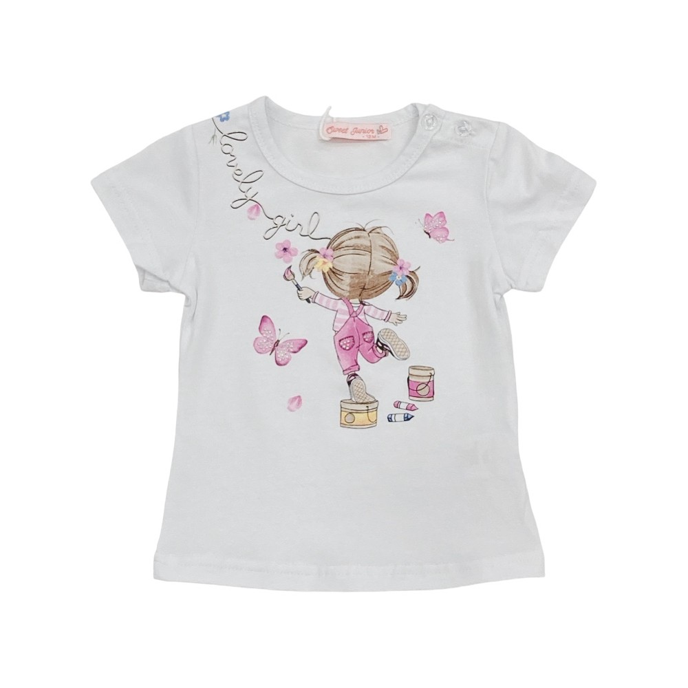 t-shirt baby jersey 12/36 mesi