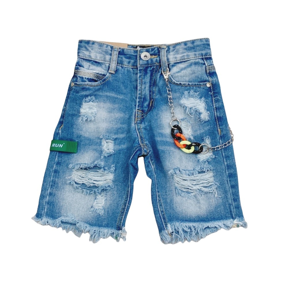 bermuda jeans boy 3-7/8 anni