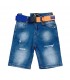 bermuda jeans boy 3-7/8 anni