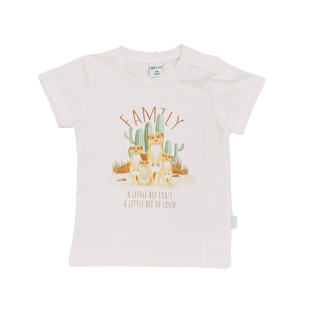 t-shirt baby jersey 6/36 mesi