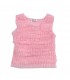canotta girl jersey/tulle 3/4-11/12 anni