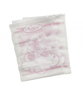 set 5 pezzi sacchetti trasparenti