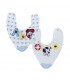 set 2 pezzi bavaglini massaggiagengive
