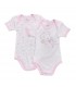 set 2 pz body cotone 0/36 mesi