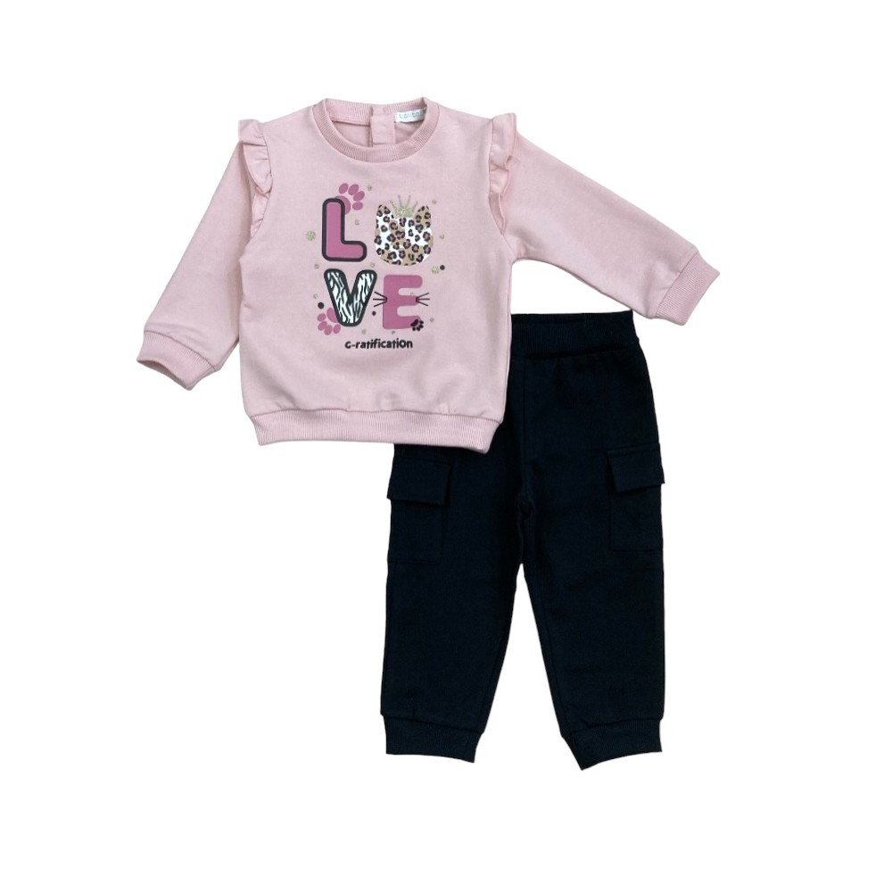 tuta baby felpina 12/36 mesi