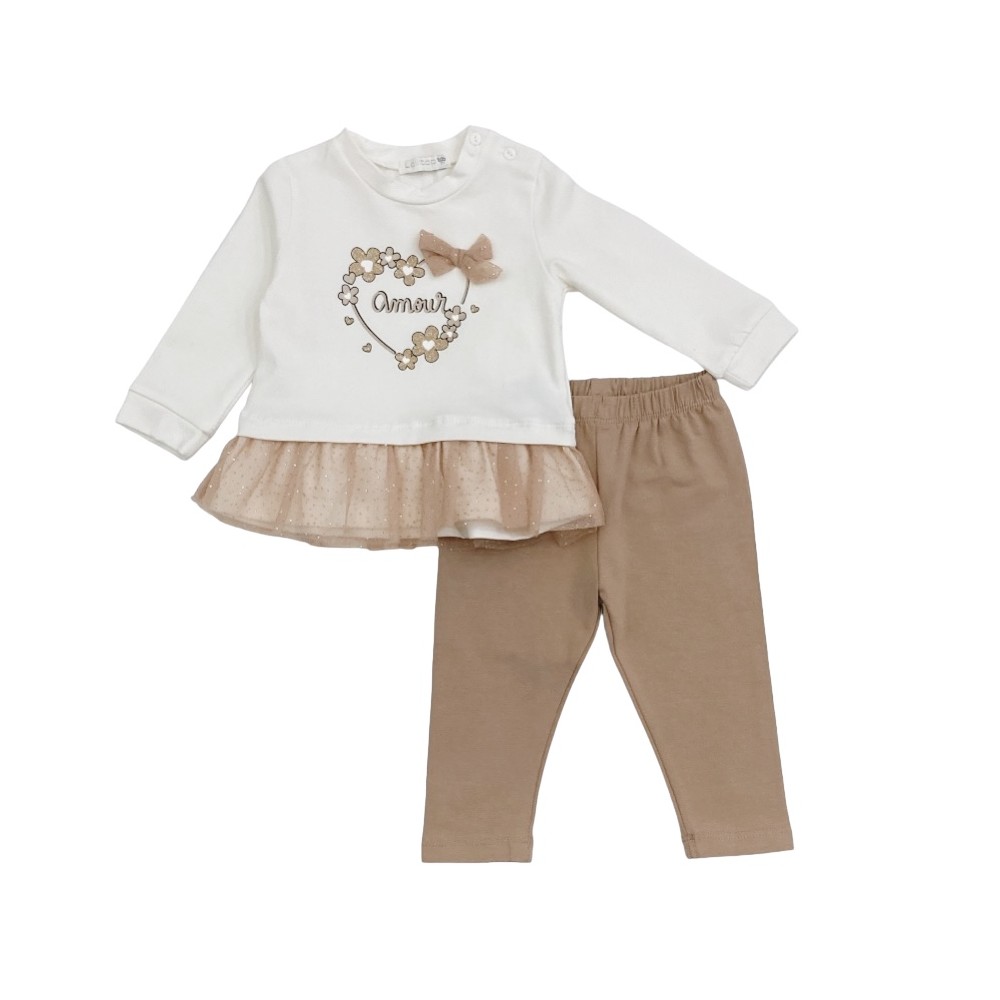 completo baby caldo cotone 3/18 mesi