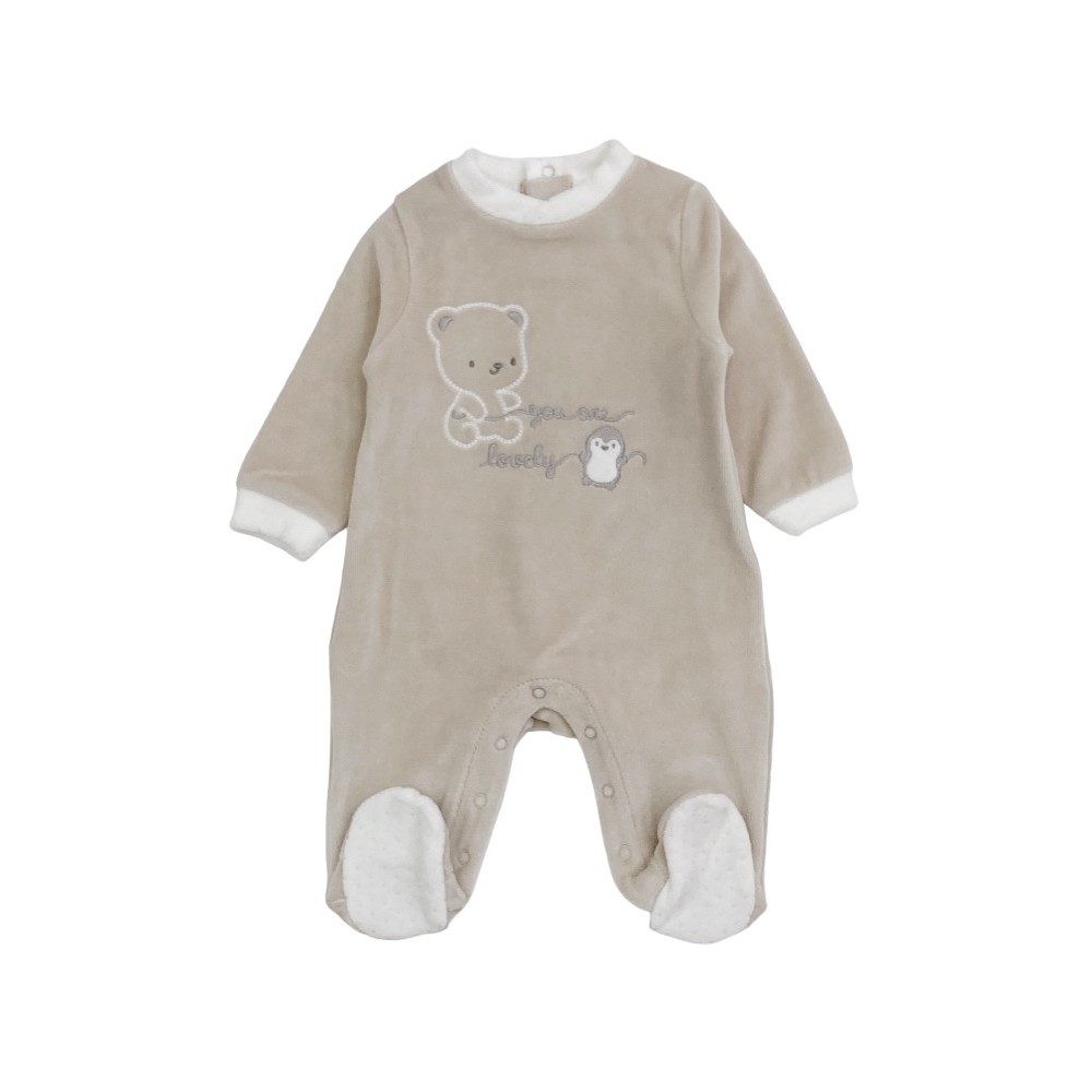 set bipack tutine neonato/a ciniglia
