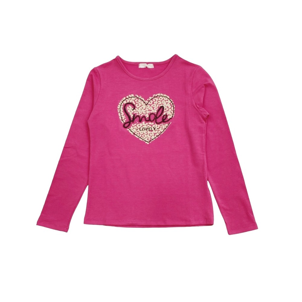 t-shirt girl caldo cotone 8/16 anni