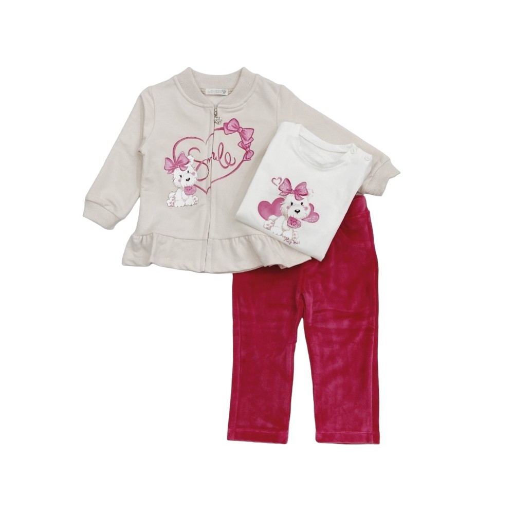 tuta baby felpina 3/6-12/18 mesi
