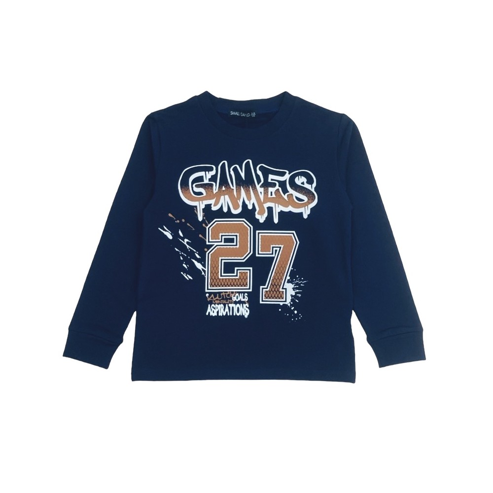 t-shirt boy caldo cotone 3/4-7/8 anni
