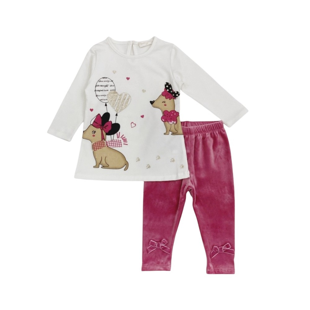 completo baby caldo cotone 12/36 mesi