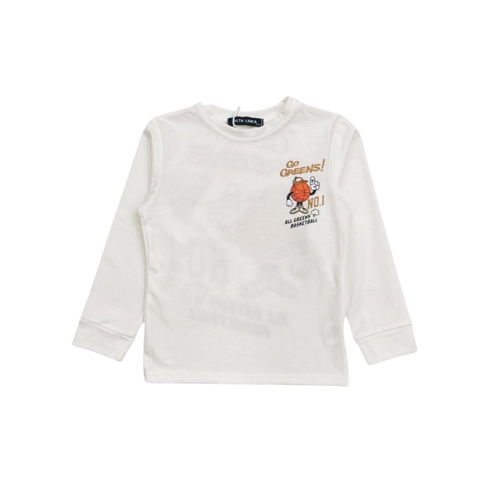 t-shirt boy caldo cotone 3/4-7/8 anni