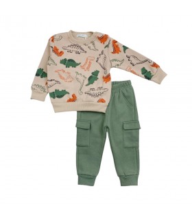tuta baby felpata 3/24 mesi