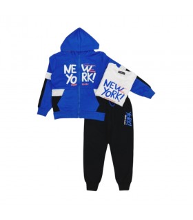 tuta boy felpina 3 pezzi 4/12 anni