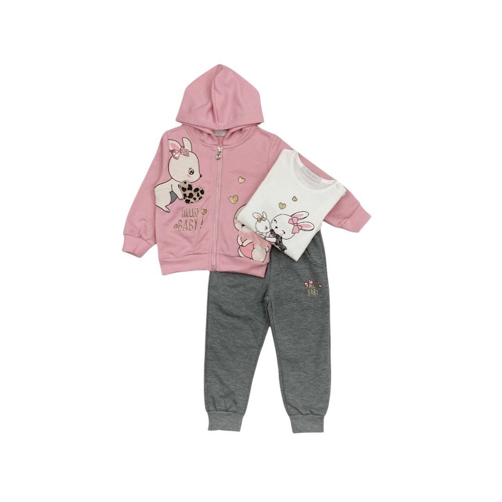 tuta baby felpina 12/36 mesi