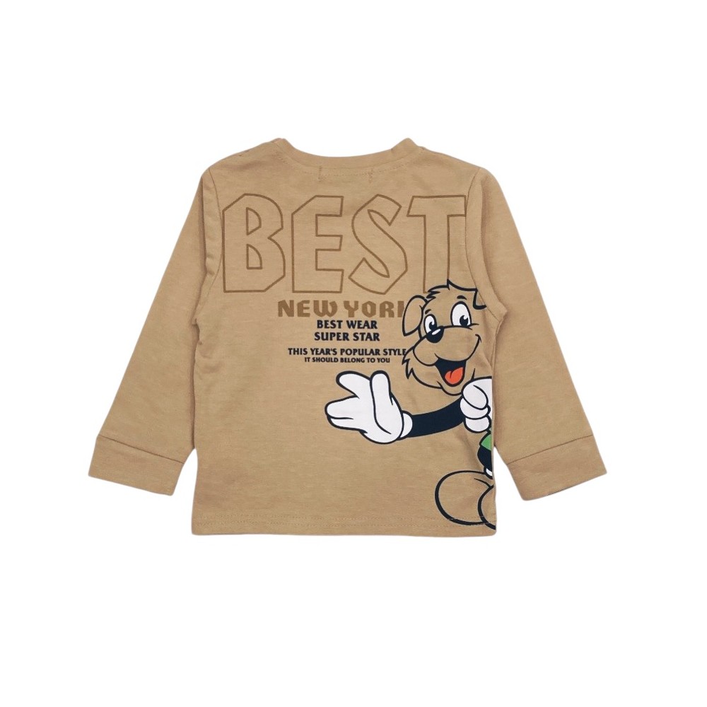 t-shirt baby caldo cotone 12/36 mesi
