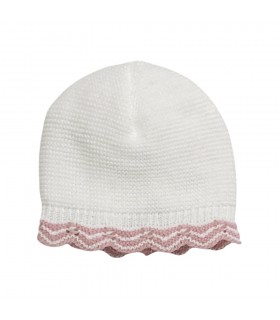 cappellino neonata misto lana