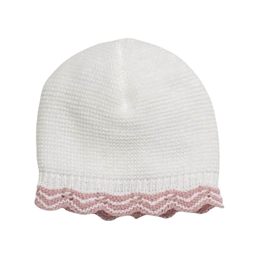 cappellino neonata misto lana