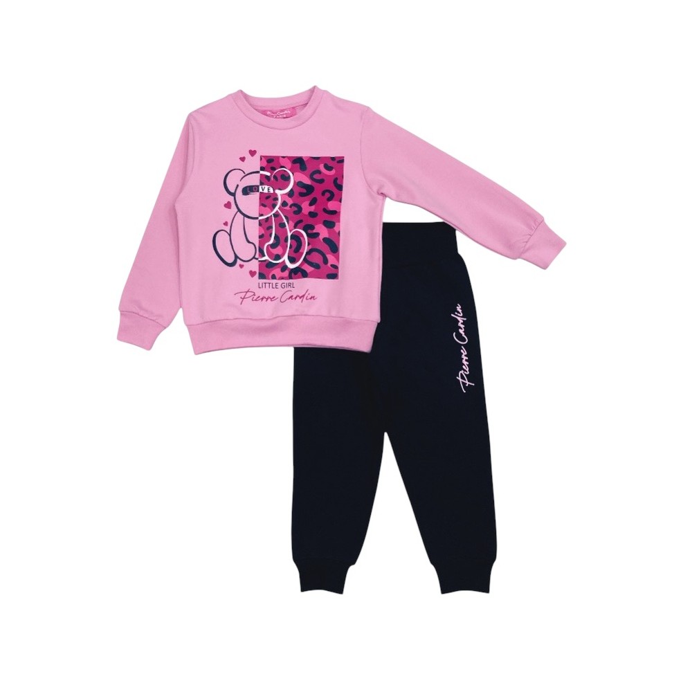 tuta girl felpata 3/7 anni
