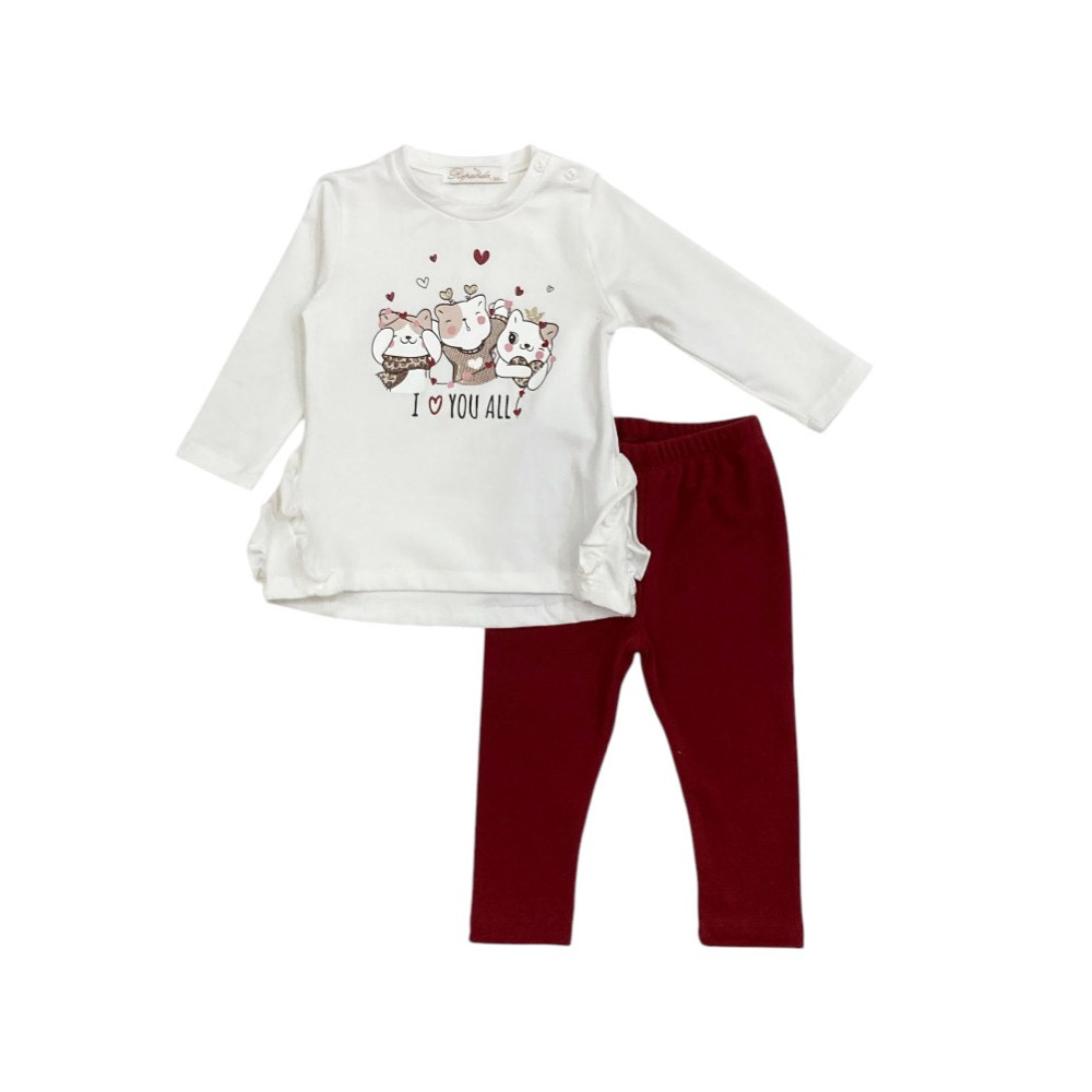completo baby caldo cotone 12/36 mesi