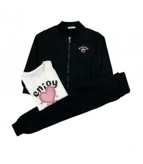 tuta girl felpina 8/14 anni