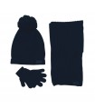 completo baby sciarpa cappello e guanti 6/9mesi