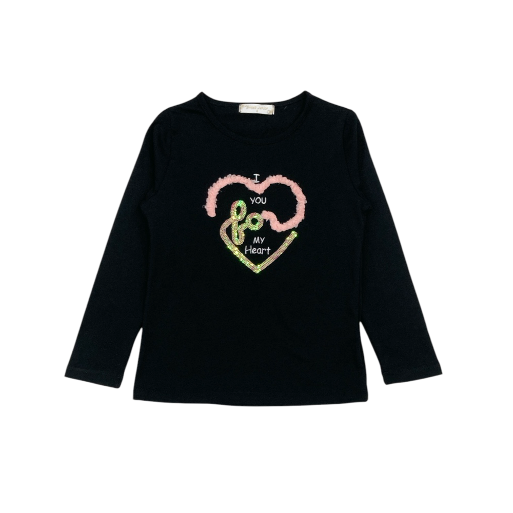 t-shirt girl jersey 4/12 anni