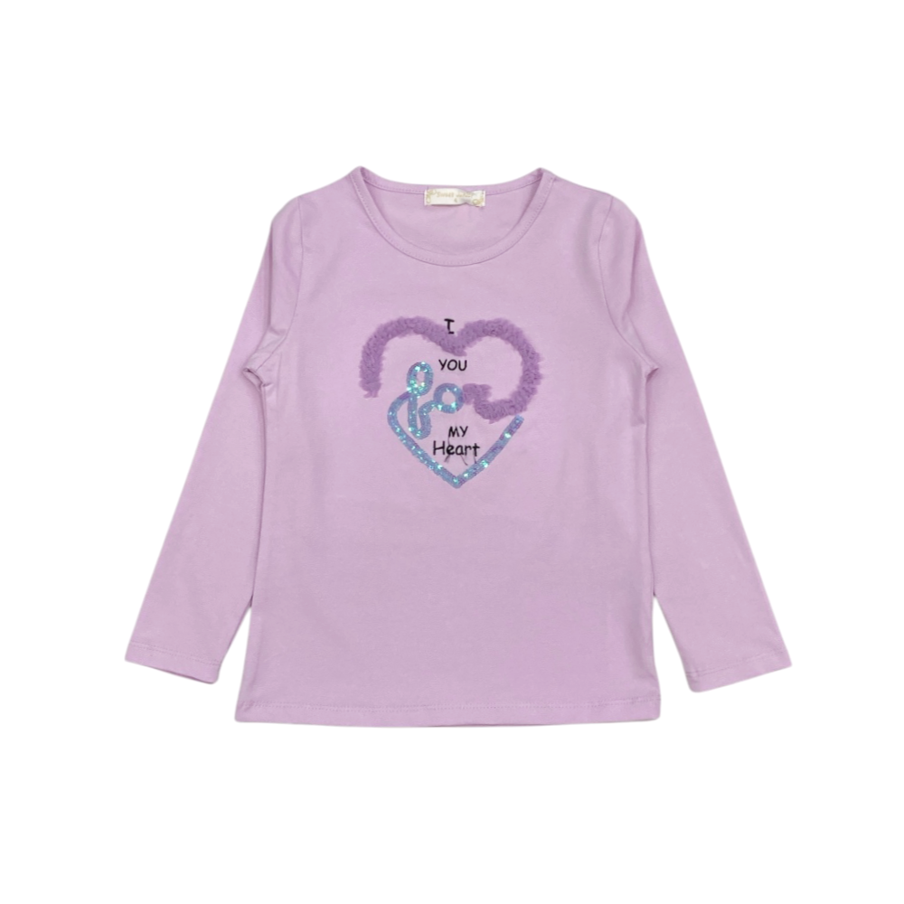 t-shirt girl jersey 4/12 anni