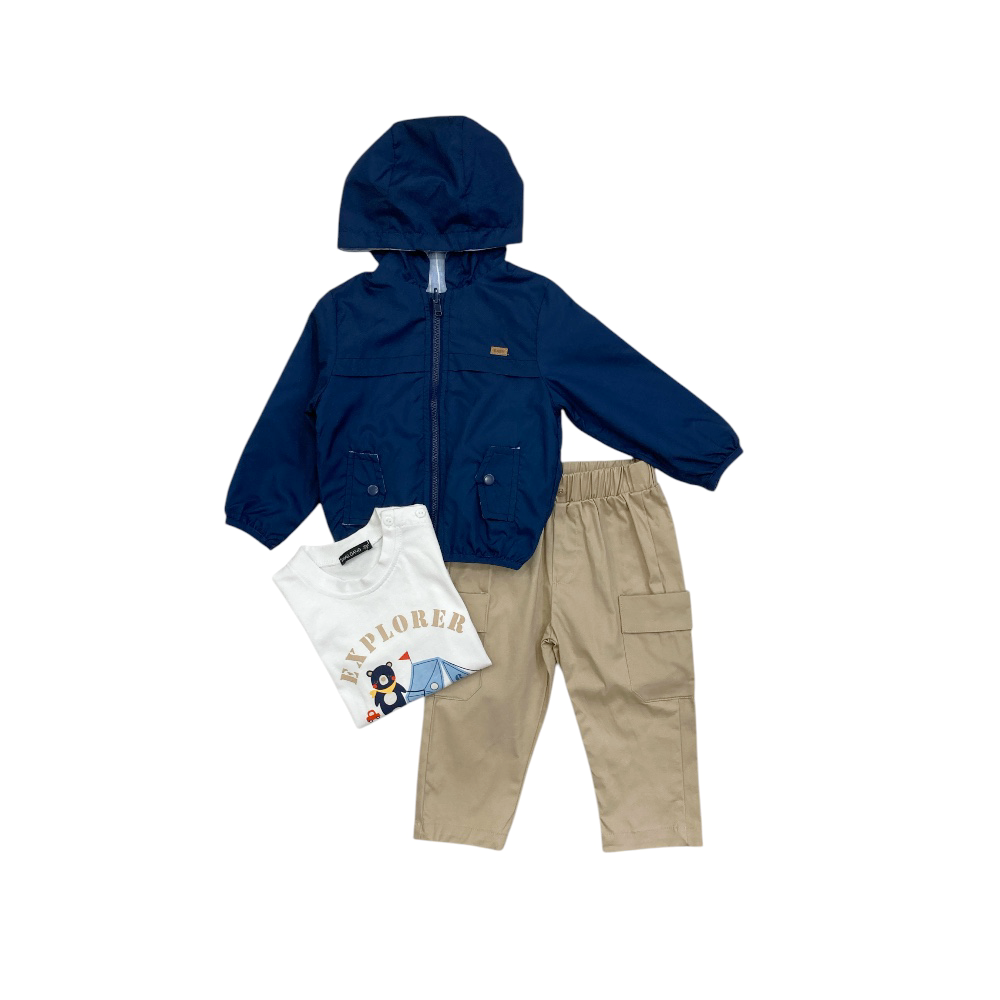 completo baby 3 pezzi leggero 12/36 mesi