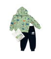 tuta baby felpa leggera 12/36 mesi