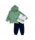 tuta baby felpa leggera 3/24 mesi
