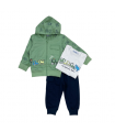 tuta baby felpa leggera 3/24 mesi