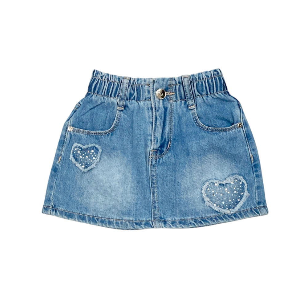 minigonna baby jeans 12/36 mesi