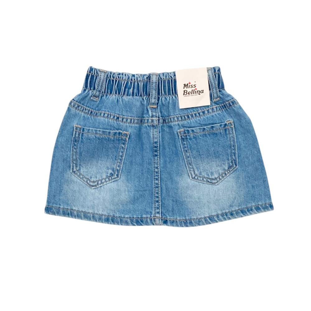 minigonna baby jeans 12/36 mesi