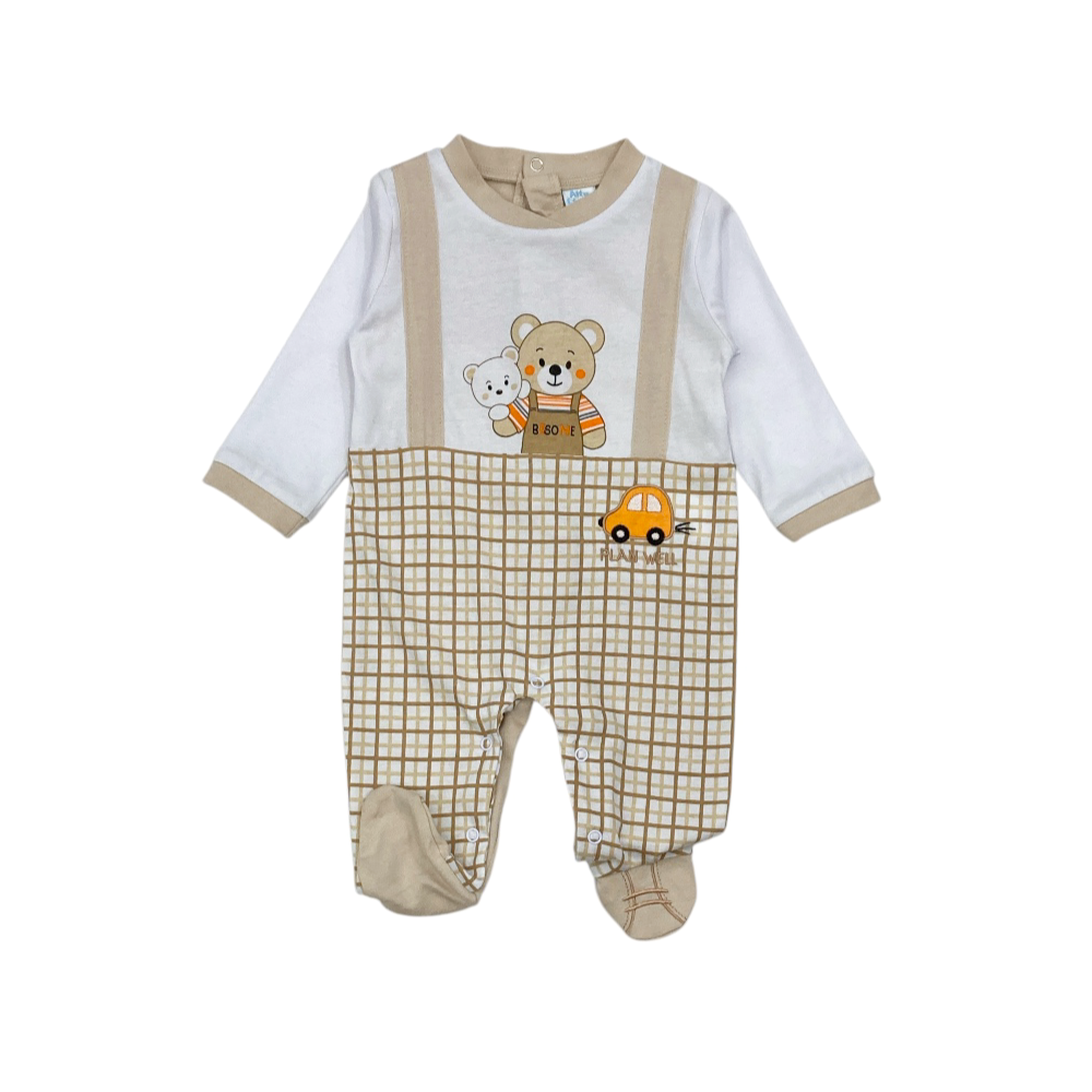 tutina neonato jersey 0/3-9/12 mesi