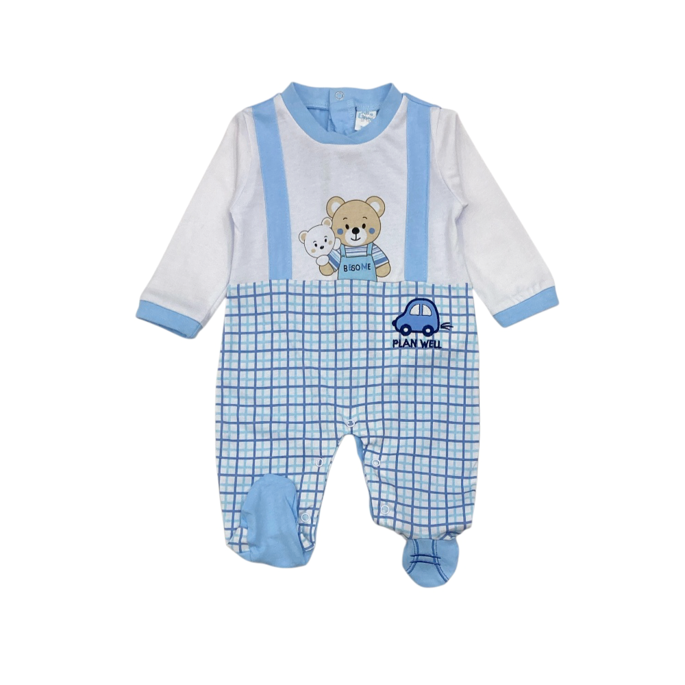 tutina neonato jersey 0/3-9/12 mesi