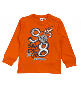 t-shirt boy jersey 3/8 anni