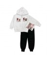 tuta girl felpa leggera 3/4-11/12 anni