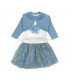 completo baby tulle/filo 12/36 mesi