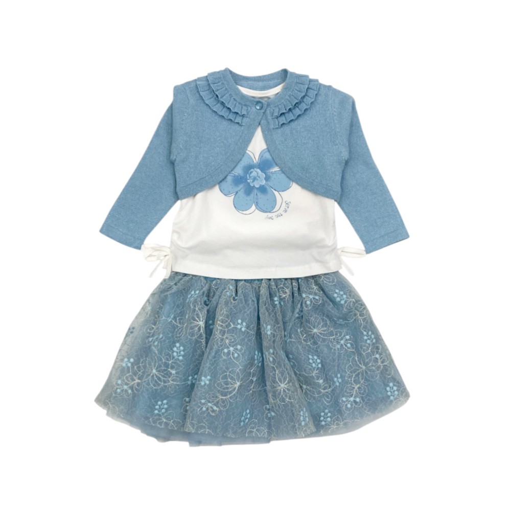 completo baby tulle/filo 12/36 mesi