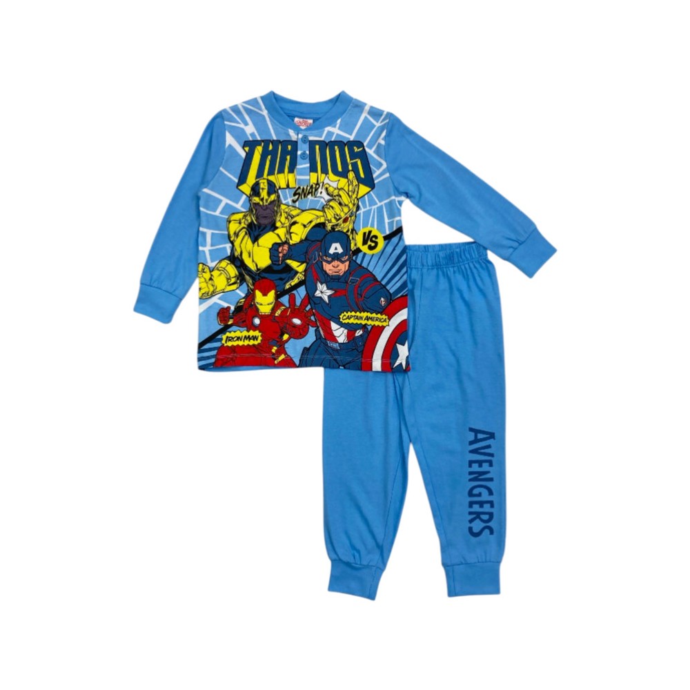 pigiama jersey avengers 3/10 anni