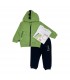 tuta baby felpa leggera 1/3-9/12 mesi
