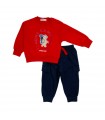 tuta baby felpa leggera 12/36 mesi