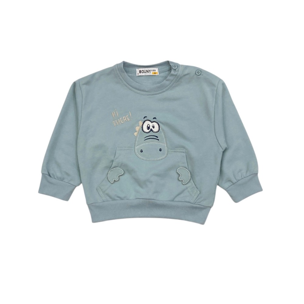 tuta baby felpa leggera 12/36 mesi